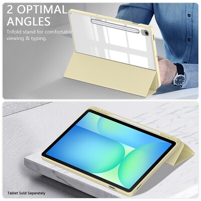 SaharaCase Venture Series Folio Case for Galaxy Tab S10 Lite (2025) and Galaxy Tab S10 FE, Beige (TB00462)