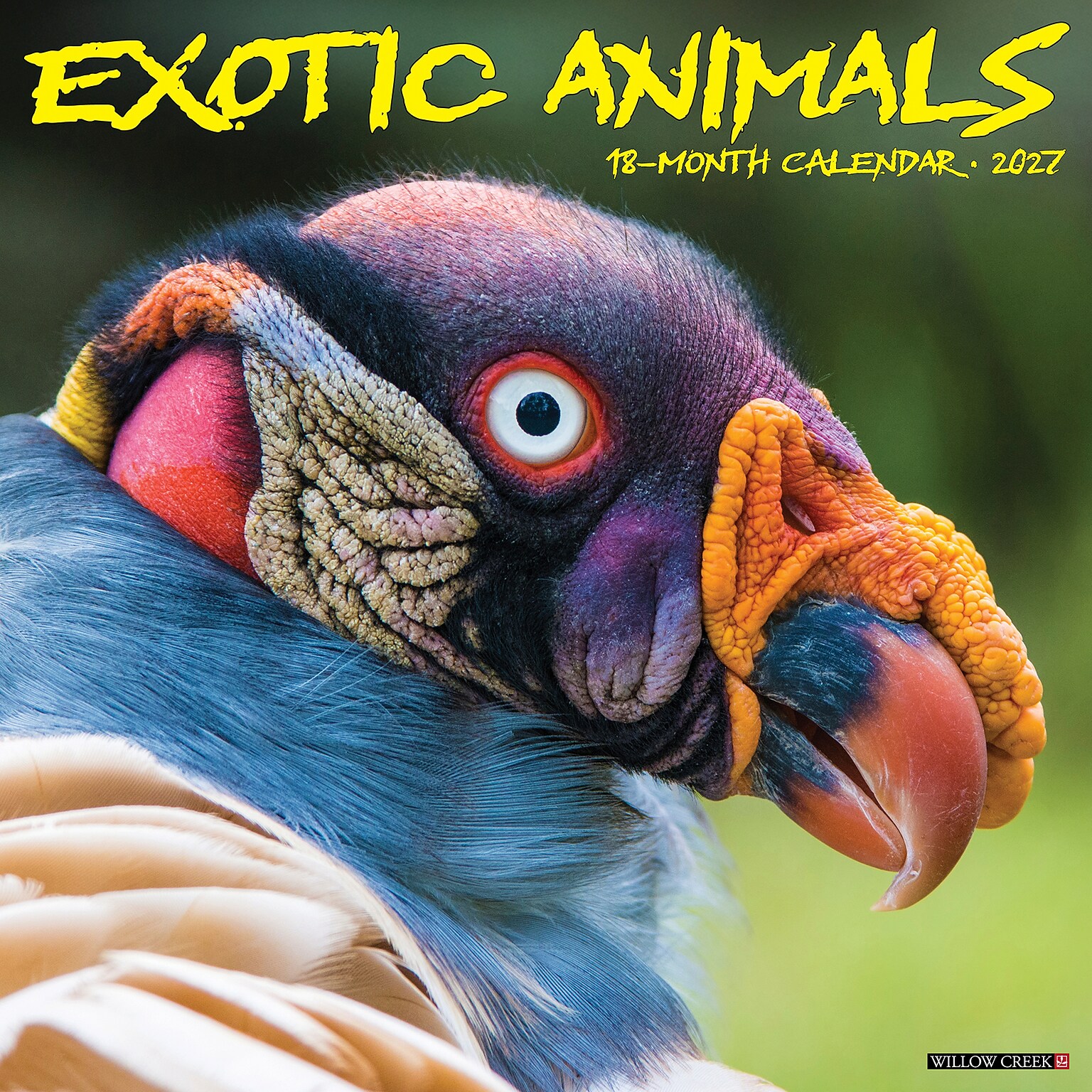 2027 Willow Creek Exotic Animals  12 x 12 Monthly Wall Calendar (60148)
