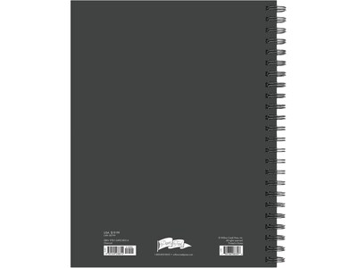 2023-2024 Willow Creek 8.5" x 11" Academic Weekly & Monthly Planner, Paperboard Cover, Charcoal (38314)