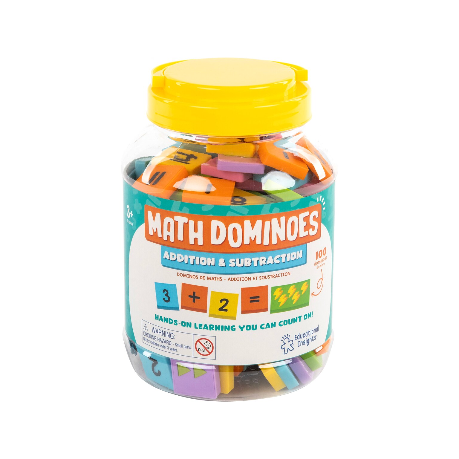 Educational Insights Math Dominoes, 100/Set (2939)
