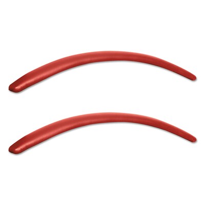 Alera® Neratoli Series Faux Leather Replacement Arm Pads, Red, 2/Set