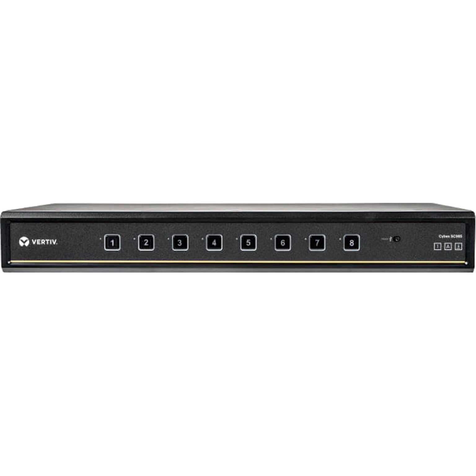 Vertiv Cybex Secure DPH Rack-Mountable 8-Port KVM Switch (SC985DPH-400)