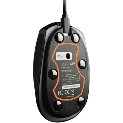 Lexip PU94 Laser USB Gaming Mouse, Black (JVAPCM00430)