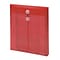 Smead Poly Button & String Document Envelopes, 1 1/4 Expansion, Letter Size, Red, 5/Pack (89547)