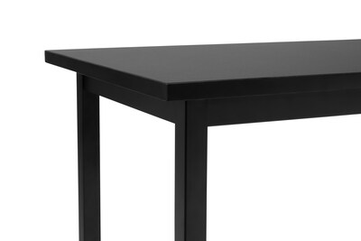 National Public Seating SLT Series Height Adjustable Utility Table, 24"W x 60"D, Black (SLT3-2460C)
