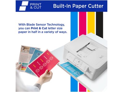 Brother Print & Cut MFC-J1800DW Wireless Color Inkjet Printer, All-In-One, Print, Scan, Copy, Fax