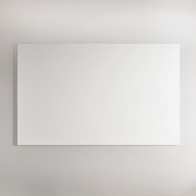 Ghent Flyte Duo Double-Sided Magnetic Steel Dry-Erase Whiteboard, 4 x 7 (FLYD-47-GM-WH)