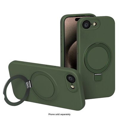 SaharaCase Venture Series Silicone Phone Case for iPhone 16e, Shock Absorbing, Cactus Green (CP00811)