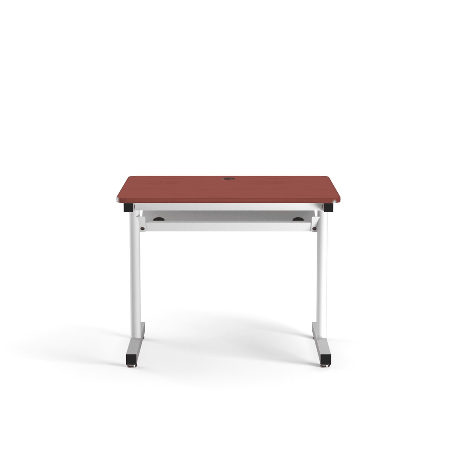 VersaDesk 36W Basic Computer Table, Cherry/White (BCT3630-WC)
