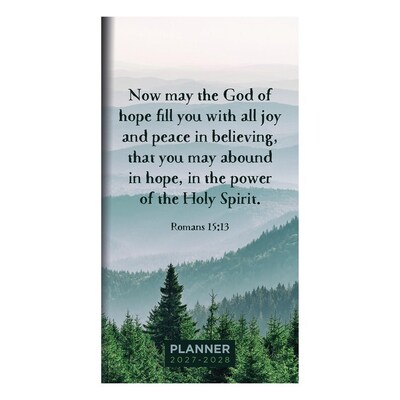 2027 TF Publishing Bible 3.5 x 6.5  Monthly Standard Planner, Paperboard Cover, Multicolored (27-7004)