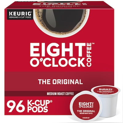 Eight OClock Original Coffee Keurig® K-Cup® Pods, Medium Roast, 96/Carton (64053)