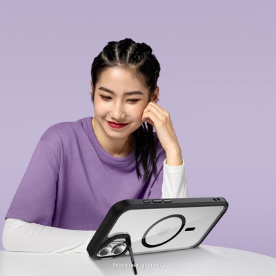 SaharaCase Raider Series MagSafe Compatible Phone Case for iPhone 17, Shock Absorbing, Scorpion Black (CP00925)