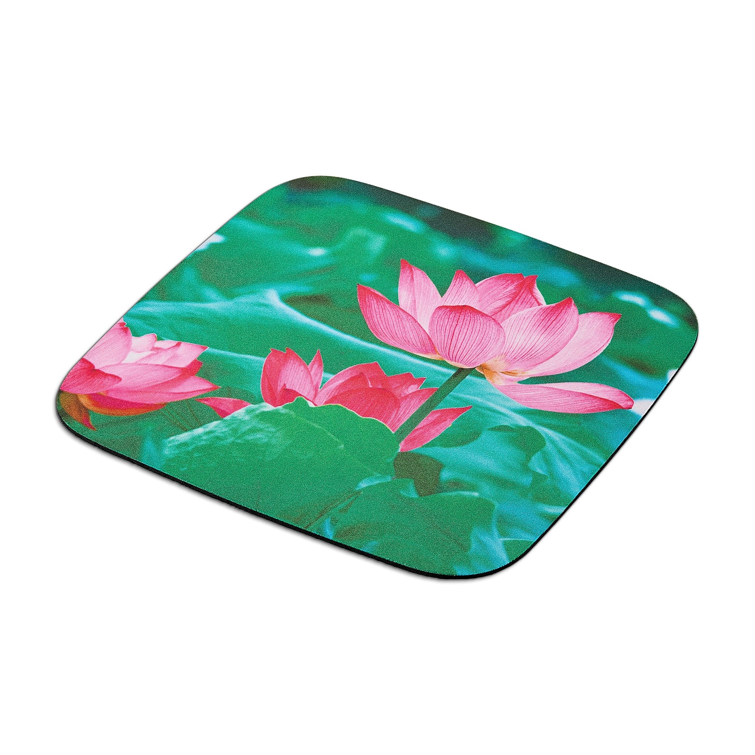 Quill Brand® Fashion Mouse Pad, Pink Floral