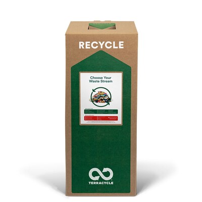 TerraCycle Cardboard All-In-One Zero Waste Box, 36 Gallon, Natural Kraft (CS24-L)
