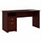 Bush Furniture Cabot 60W Computer Desk with Drawers, Harvest Cherry (WC31460-03)