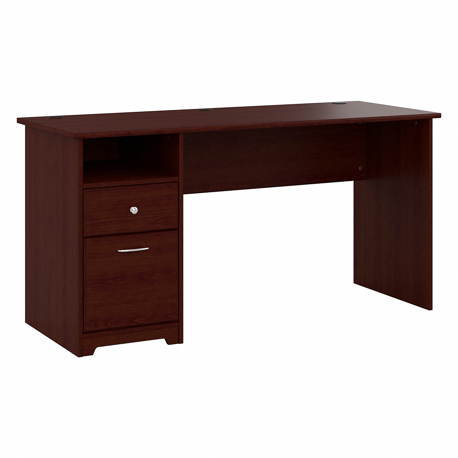 Bush Furniture Cabot 60W Computer Desk with Drawers, Harvest Cherry (WC31460-03)