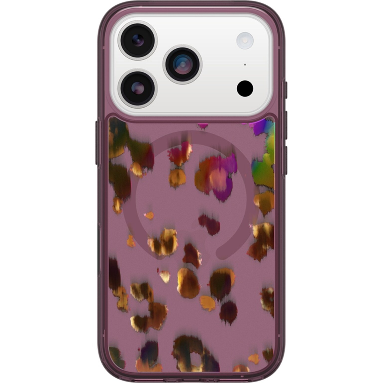 OtterBox Symmetry MagSafe Phone Case for Apple iPhone 17 Pro, Shock Absorbing, Leopard Shift (77-98900)