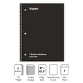 Staples 1-Subject Notebook, 8 x 10.5, Graph Ruled, 70 Sheets, Black (ST23986C)