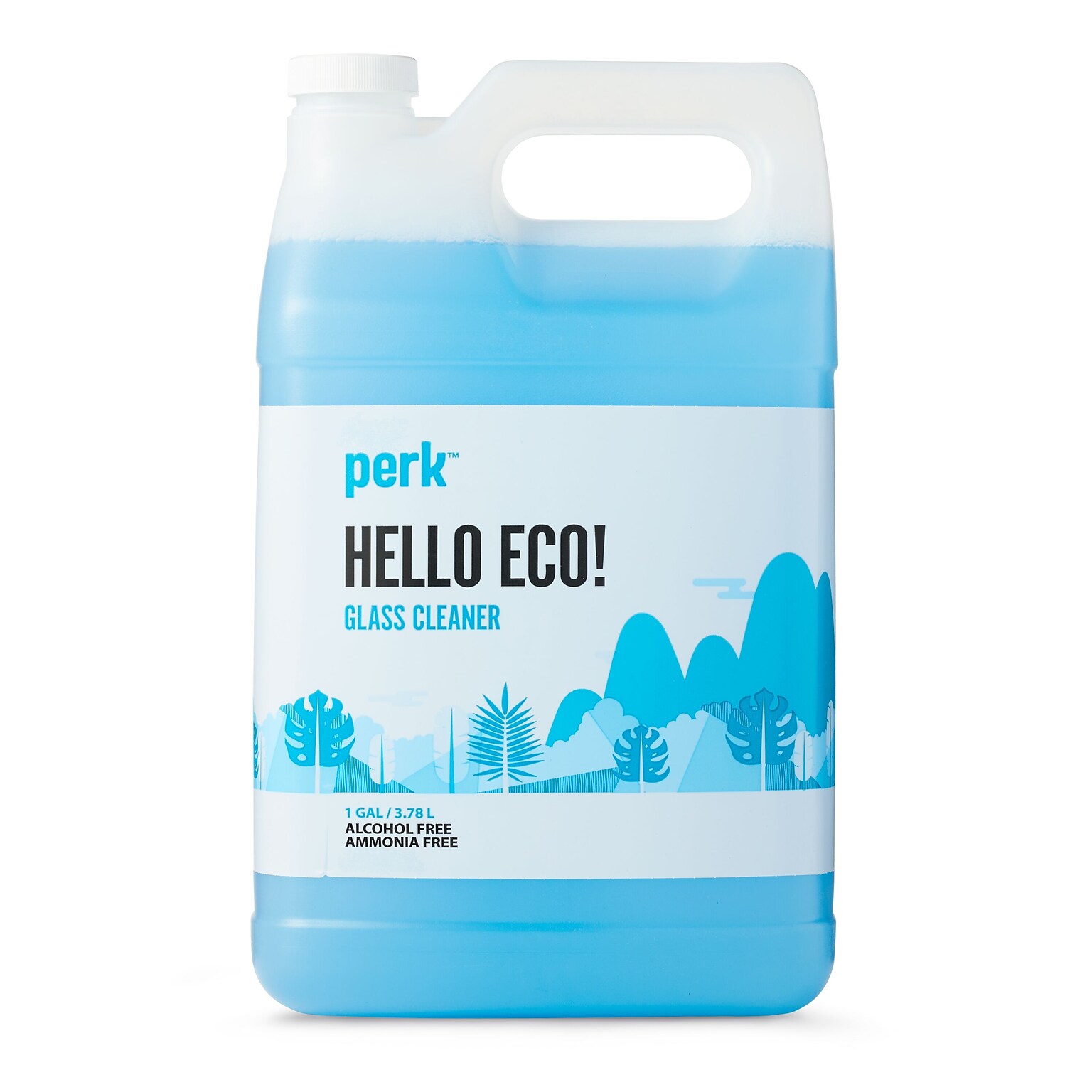 Perk Eco Glass Cleaner Refill, Ready To Use, 1 Gallon (PK611001-A)
