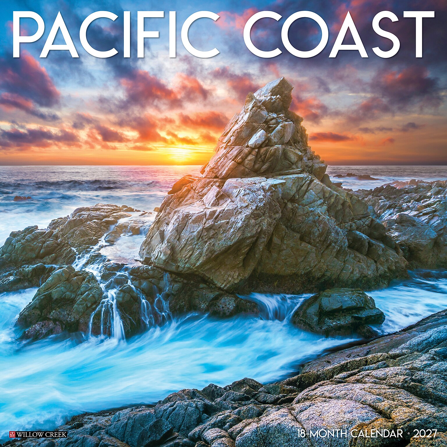 2027 Willow Creek Pacific Coast  12 x 12 Monthly Wall Calendar (61671)