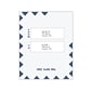 ComplyRight First Class Peel & Seal Tax Envelope, 9.5" x 12", White/Blue, 50/Pack (PEO41)