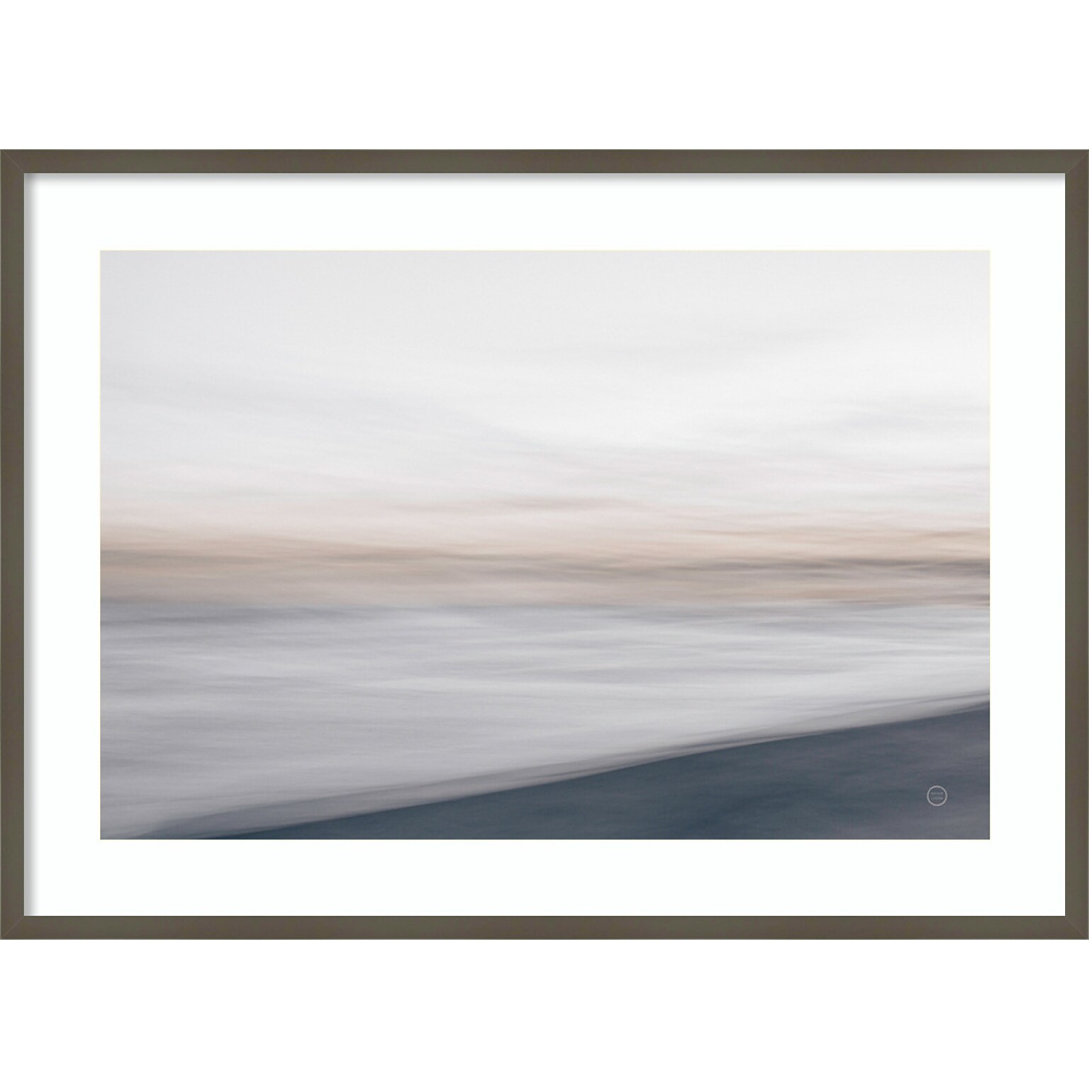 Amanti Art Waves Move Me I by Nathan Larson Wood Framed Wall Art Print, 41 x 30 (A42675534952)