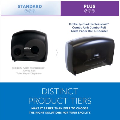 Kimberly-Clark Professional Jumbo Roll Toilet Paper Dispenser, Black (09551)