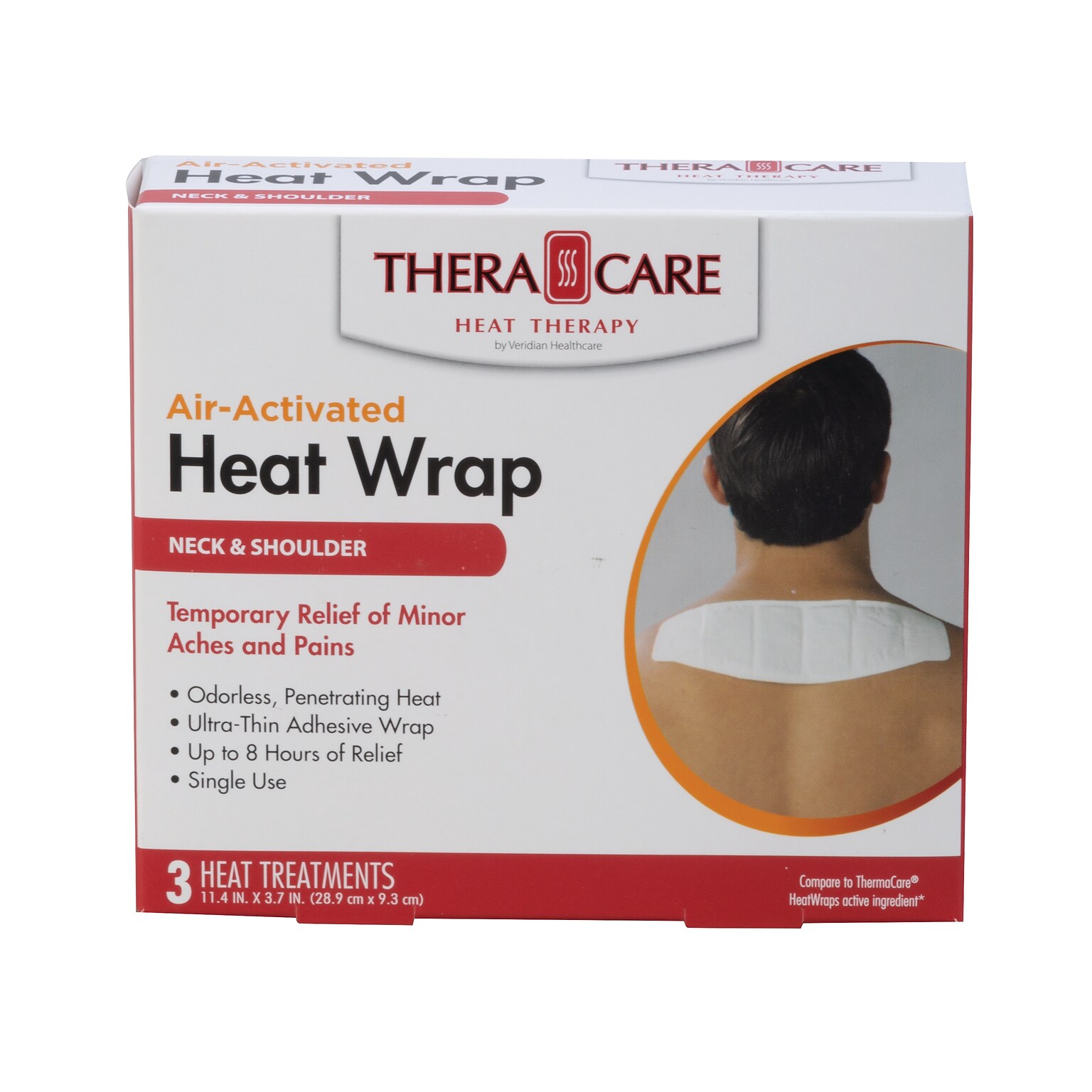 TheraCare Air-Activated  Lumbar Support Heat Pack, 3/Pack (24-971V)
