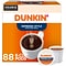 Dunkin Espresso-Style Coffee Keurig® K-Cup® Pods, Extra Dark Roast, 88/Carton (5000367616CT)