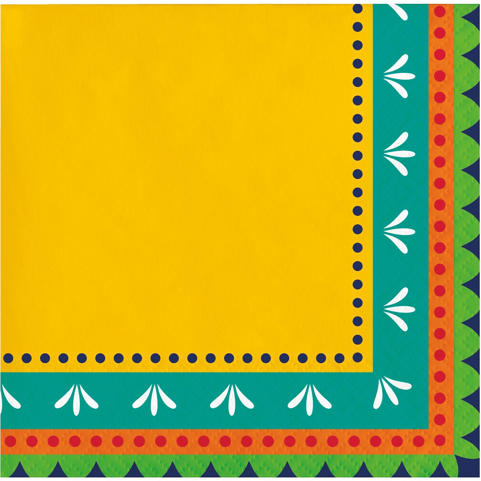 Creative Converting Fiesta Pottery Paper Napkins, 48/Pack (DTC362828BNAP)
