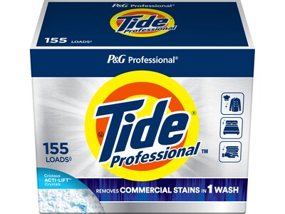 Tide Professional HE Powder Laundry Detergent, 155 Loads, 197 Oz. (14055)