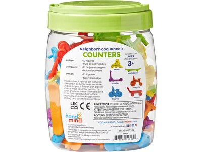 hand2mind Neighborhood Wheels Counters (94439)