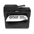 Brother MFC-L2750DW XL Bundle Wireless Black & White Laser All-In-One Printer, Refresh Subscription