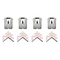 3M CLAW Drywall Picture Hanger with Temporary Spot Marker, Holds  25 lbs., 4 Hangers, 4 Markers/Pack