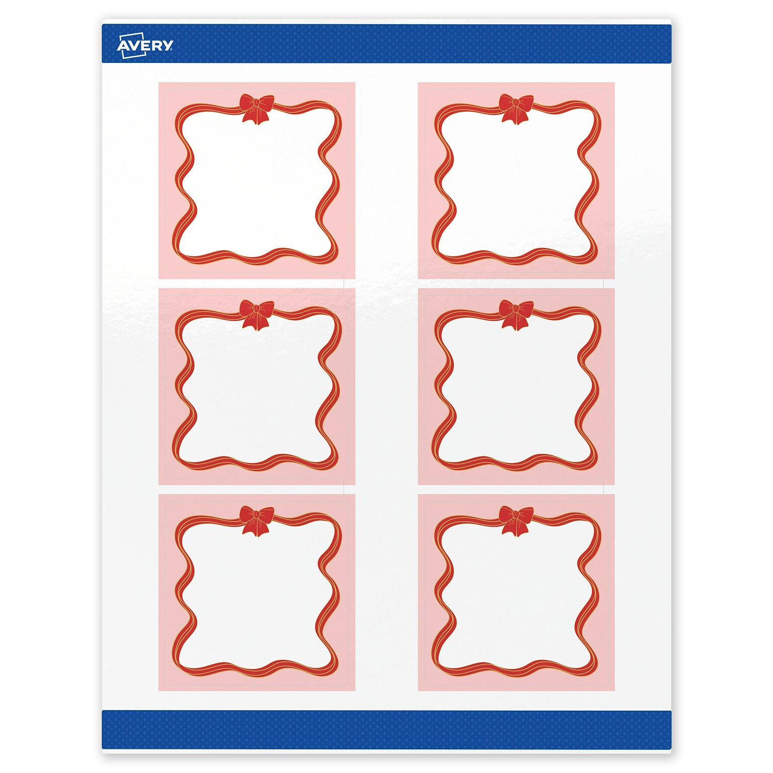 Avery Square Multipurpose Labels, 3 x 3, White, 60/Pack (19479370569)