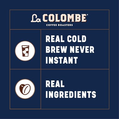 La Colombe Caffeinated Cold Brew Coffee, Black, Medium Roast, 11 oz., 12/Carton (PPPURC1205)