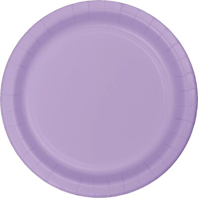 Creative Converting Touch of Color Paper Plates, Luscious Lavender Purple, 240/Carton (47193B)