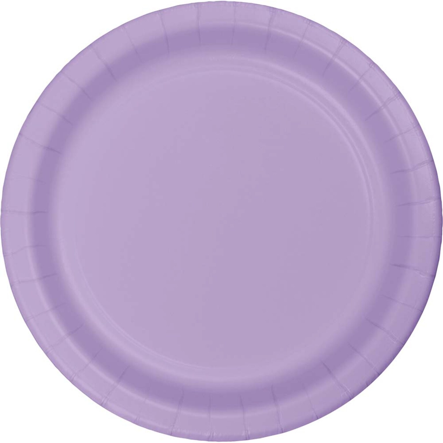 Creative Converting Touch of Color Paper Plates, Luscious Lavender Purple, 240/Carton (47193B)