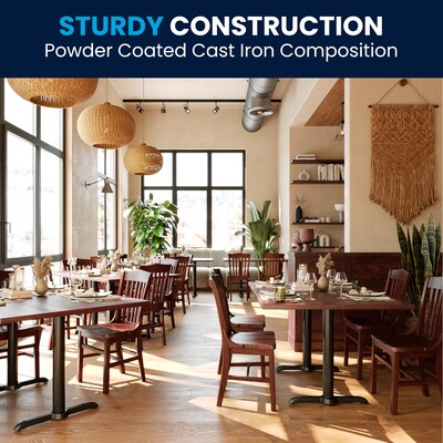Flash Furniture Beverly 5'' x 22'' Restaurant Table T-Base with 3'' Dia. Table Height Column (ST23-8741-PF)