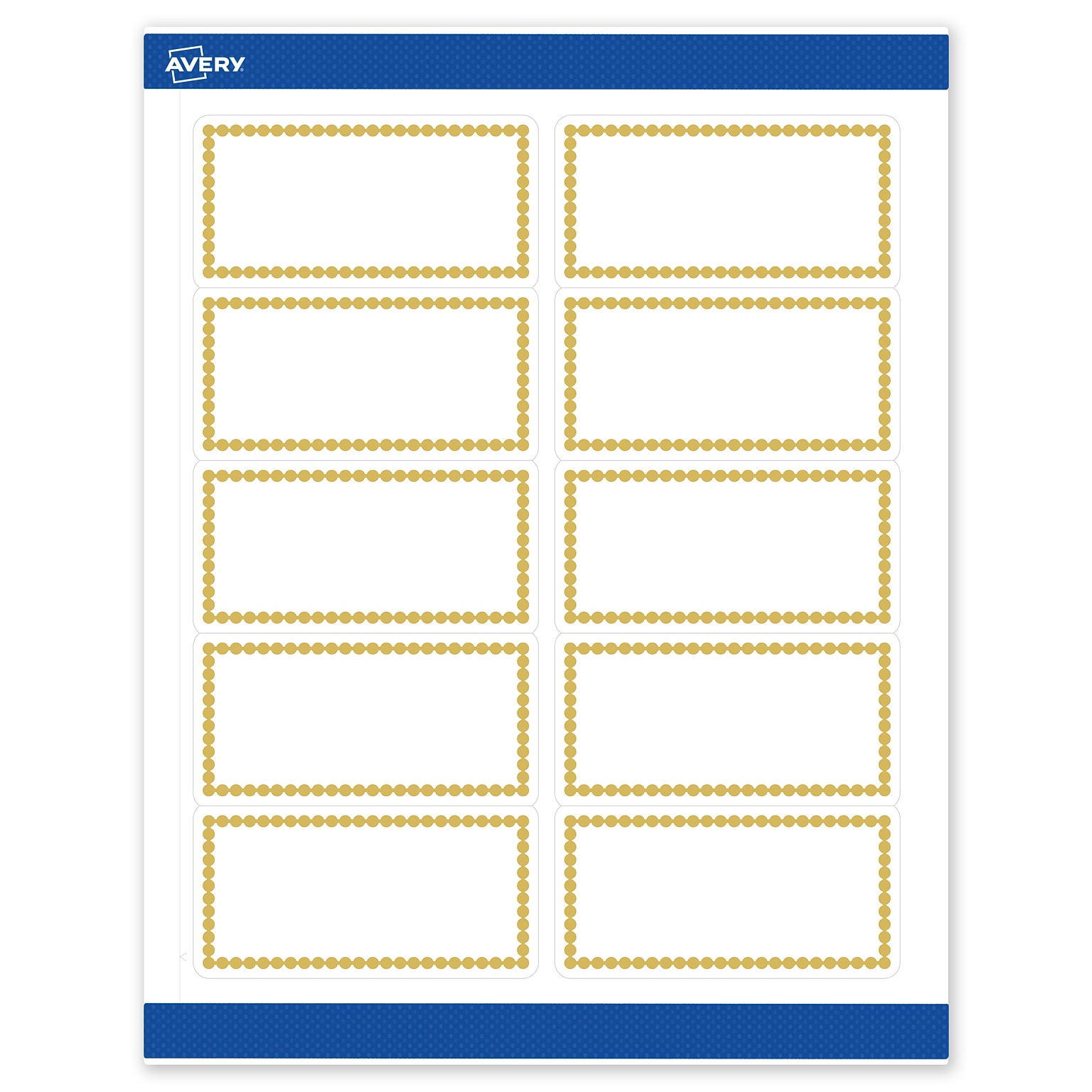 Avery Laser/Inkjet Rectangle Multipurpose Labels, 2 x 4, White, 100/Pack (S00DJH)