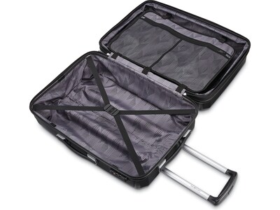 Samsonite Winfield 3 DLX Polycarbonate 4-Wheel Spinner Luggage, Black (120754-1041)