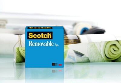 Scotch Invisible Clear Tape, 0.5" x 36 yds., 1" Core (811-121296)