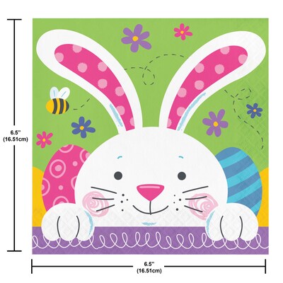 Say Hooray! Bunny Bliss Easter Disposable Tableware Set, 49/Pack (DTC9626E2A)
