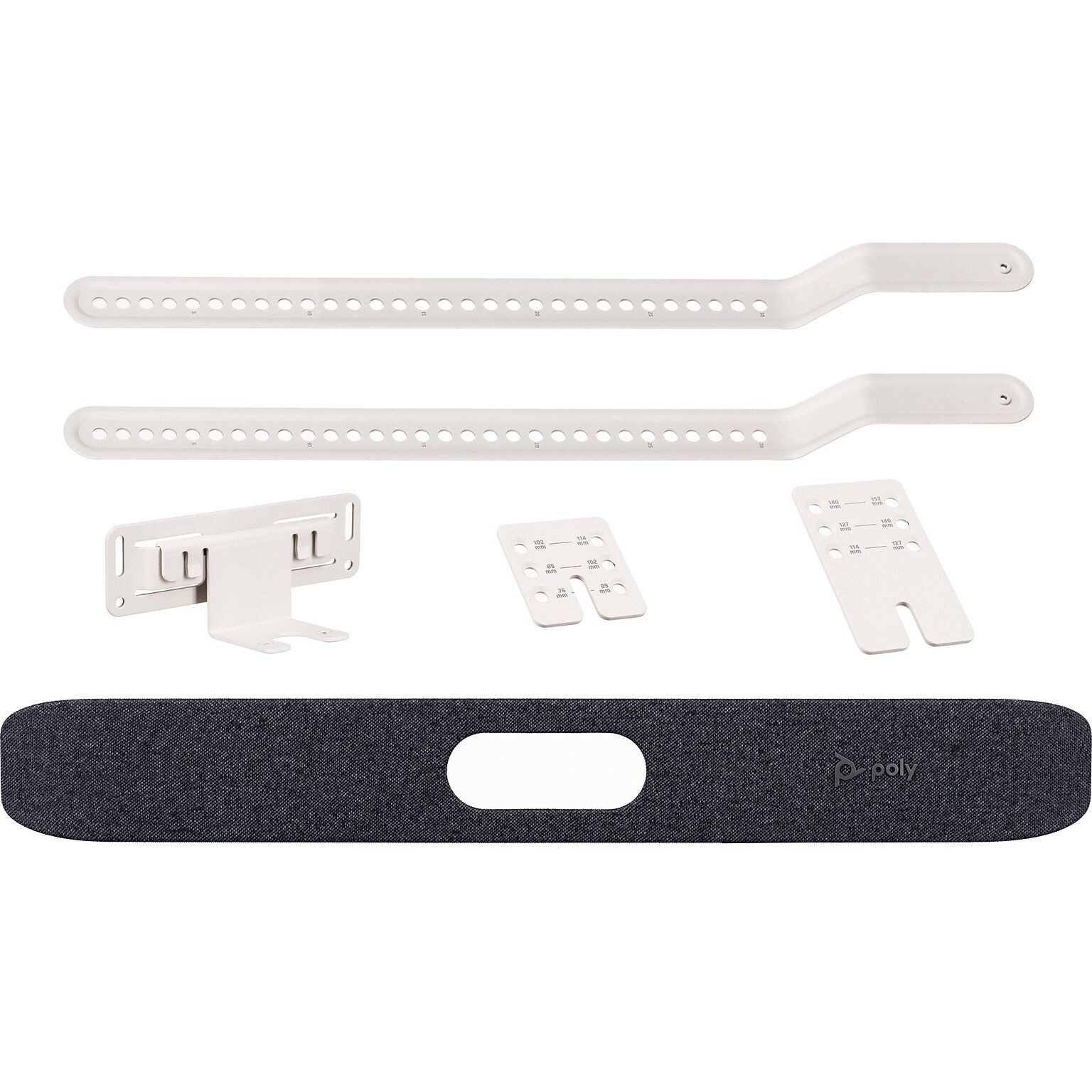 Poly Studio X30 Mounting Kit Bundle, Wall Mounted, Black (875L7AA)