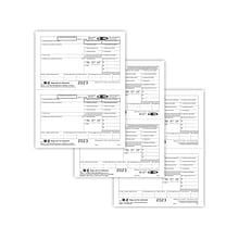 ComplyRight W-2 5-Part Tax Form Set, Recipient Copy Only, 2-Up, 25/Pack (564825)