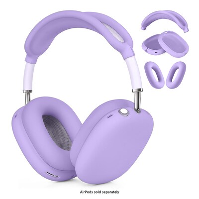 SaharaCase Silicone Combo Kit Case for AirPods Max Headphones, Purple (HP00187)