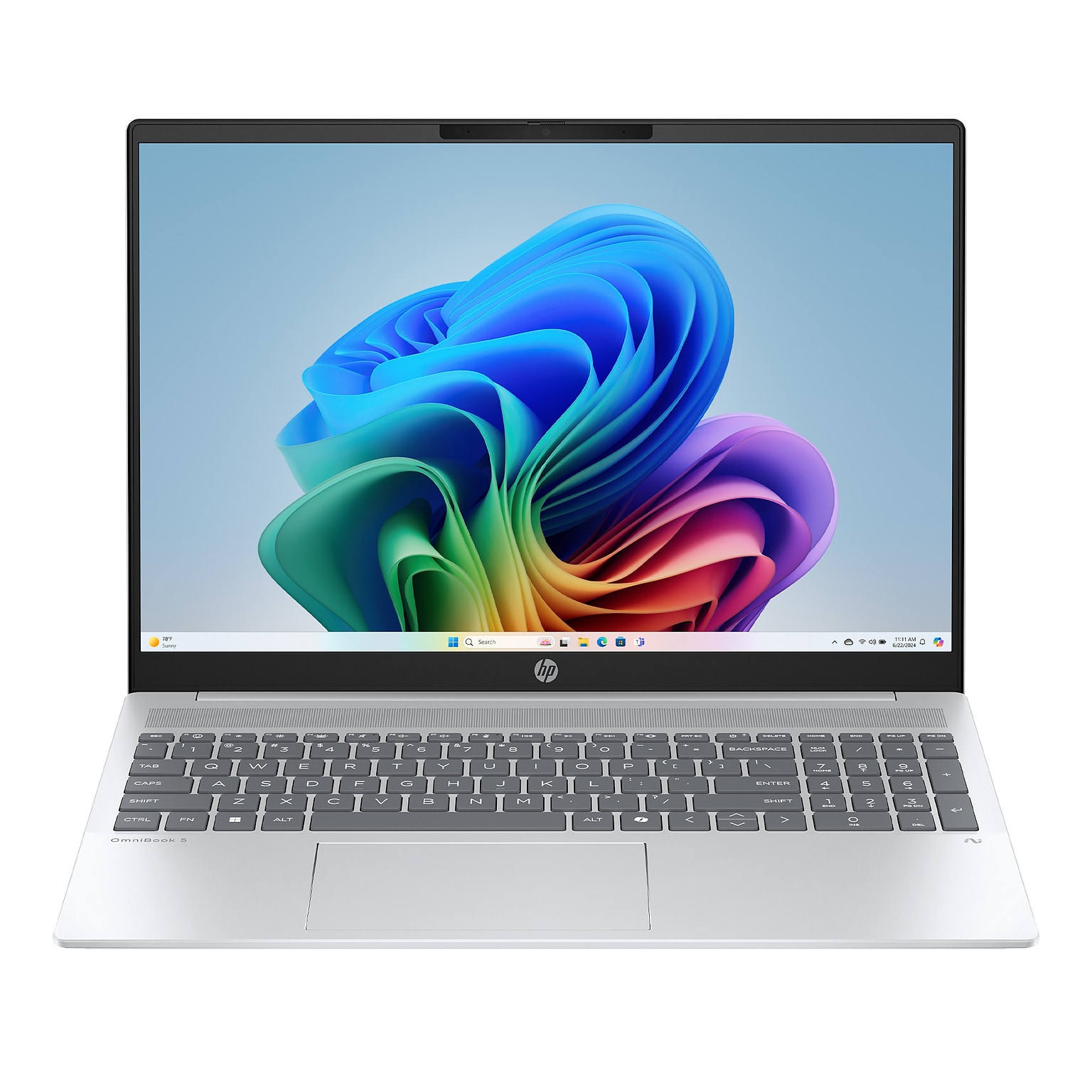 HP OmniBook 5 16 2K Laptop, CoPilot+ PC, AMD Ryzen AI 7 350, 16GB RAM, 1TB SSD, +16.75 hour battery, Windows 11 Home