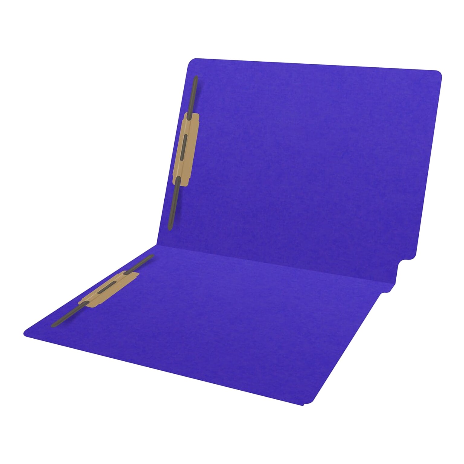 Medical Arts Press Heavy-Duty End Tab File Folder, Straight Cut, Letter-Size, Purple, 40/Box (S-09459-PUR)