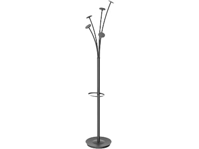 Alba Festival Coat Tree, Black, Steel/Plastic  (PMFEST N)