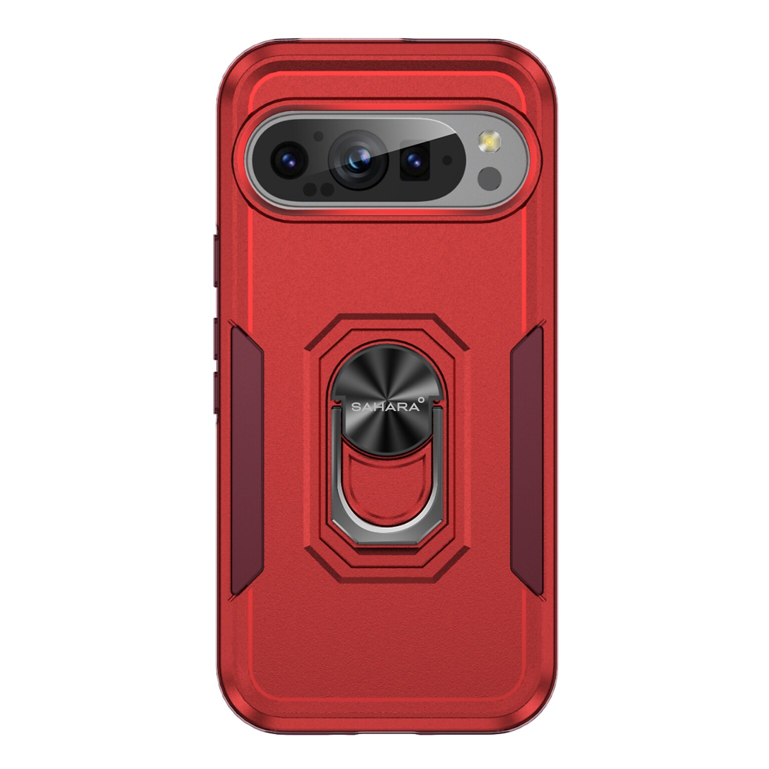 SaharaCase Raider Series Heavy-Duty Case for Google Pixel 9 and 9 Pro, Viper Red, (CP00604)